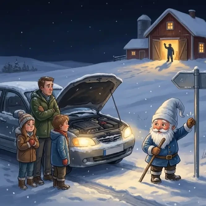 DAG Christmas night by the fjord