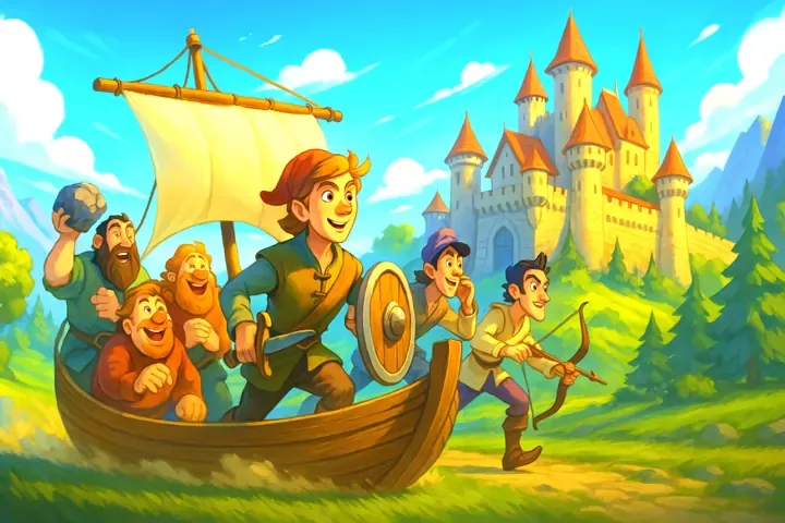 Ash Lad arrives at the castle