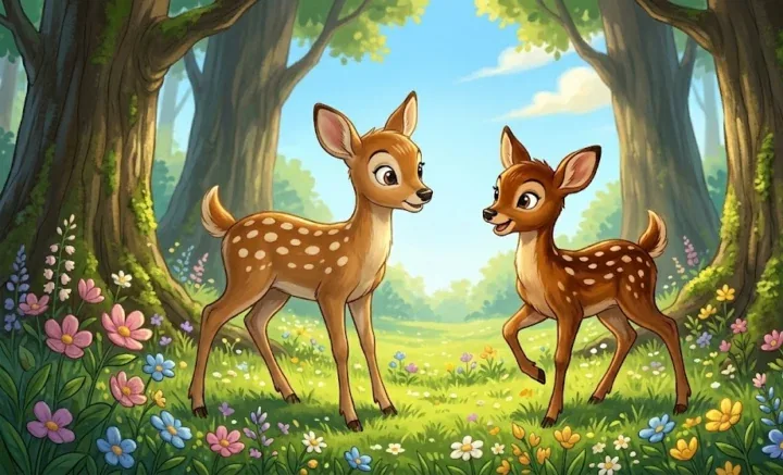 Bambi meets Faline
