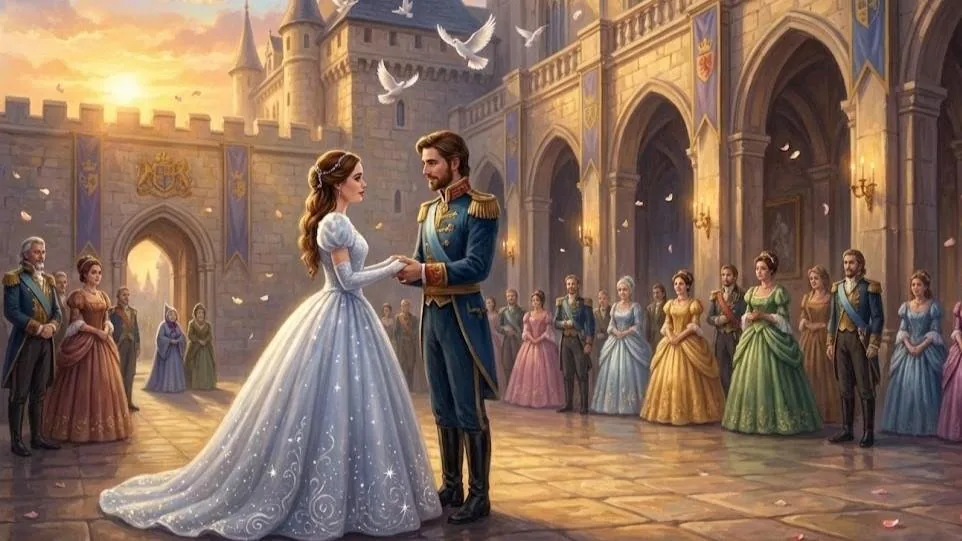Cinderella and the prince's happy ending
