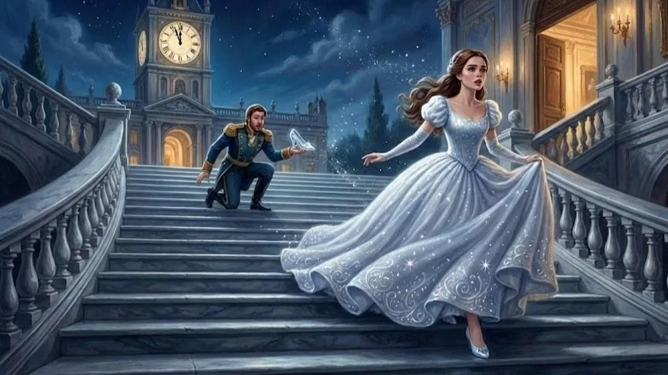 The midnight flight and the lost glass slipper