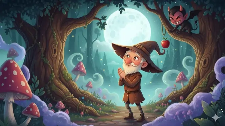 Cunning Jack tricks the Devil in the oak tree