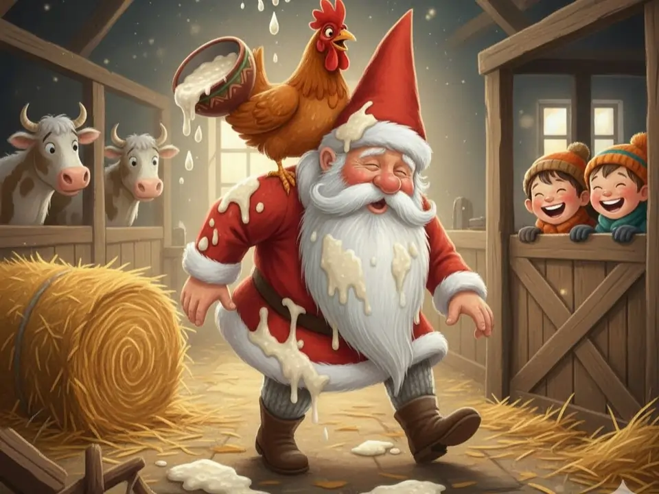 Santa Dad's Mix-Up with the Christmas Porridge 🍚