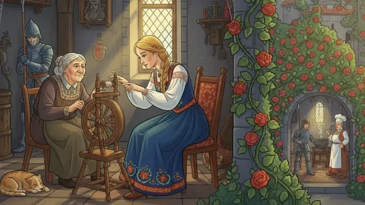 The princess's prick and the sleep that spreads