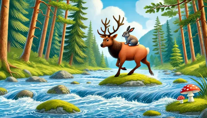 The Hare and the Moose on the Great Journey