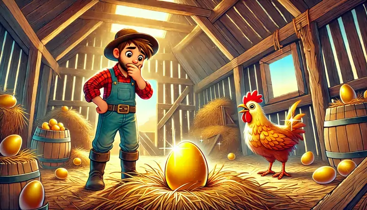 🐔 Hønen der lagde guldæg