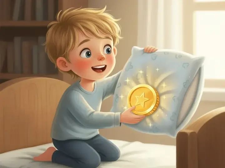 How much the tooth fairy gives -- a golden coin under the pillow