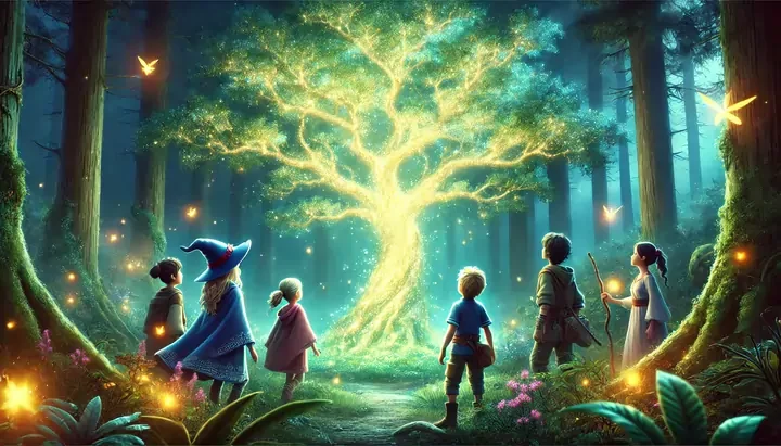The Wizard Who Knew Everything -- the young adventurers