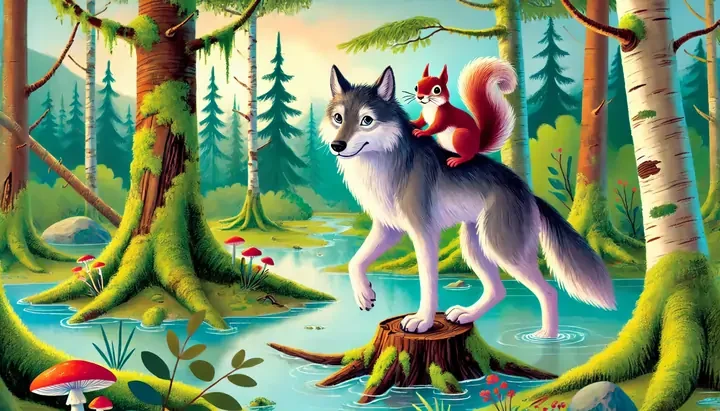 The Wolf, the Squirrel, and Courage